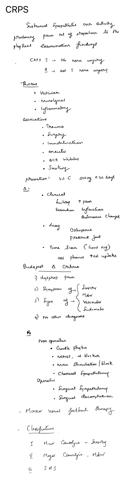 CRPS overview