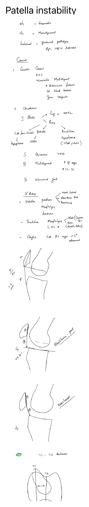 Patellar instability